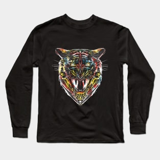 stencil tiger Long Sleeve T-Shirt